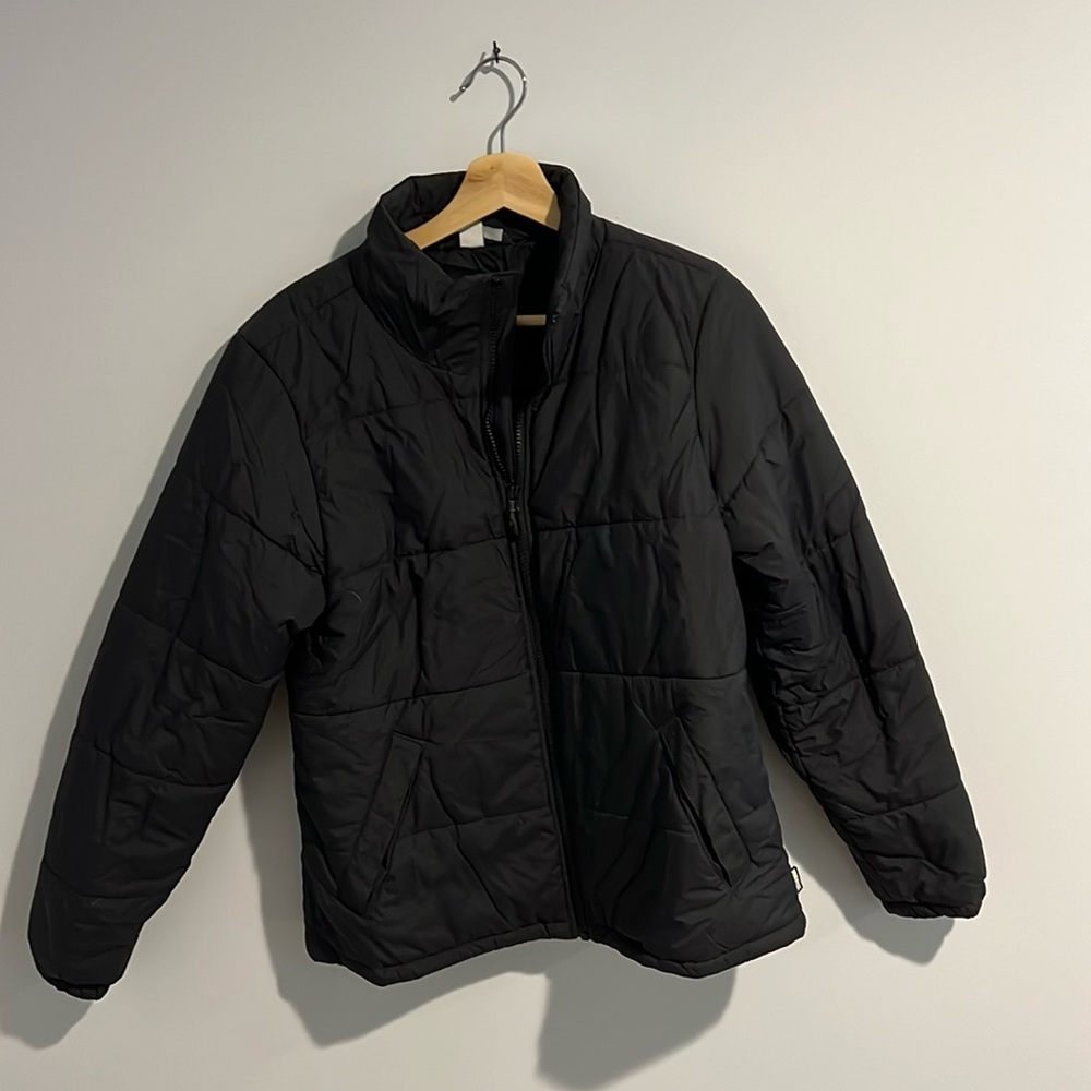 REI black puffer jacket
